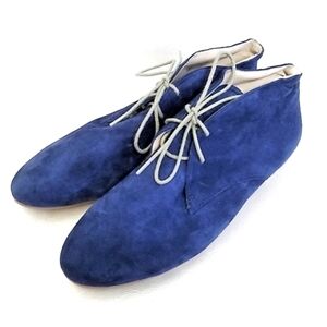 Steven by Steve Madden Blue Tobyy Suede Chukkas